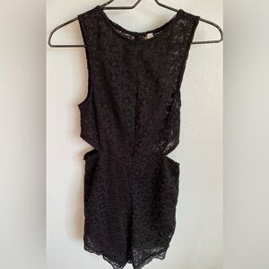 ☘️Intimately Free People Midnight Hour lace slip dress, size small, black